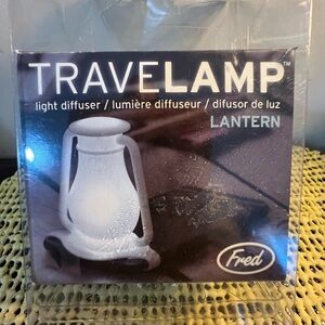 Travel lamp phone diffuser lantern flashlight.